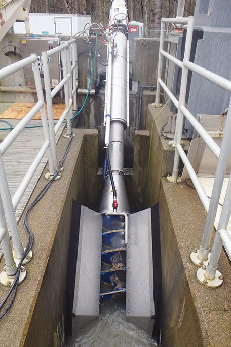 A Speco Wastemaster 35° in operation at a plant.